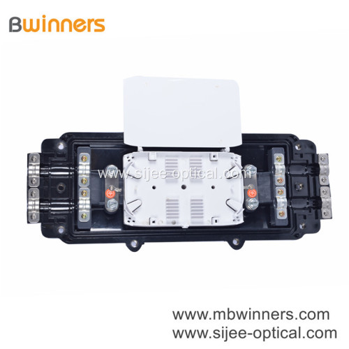 96 Cores Horizontal Fiber Optic Splitter Box 2 In 2 Out Mechanical Sealing Fiber Enclosure Box